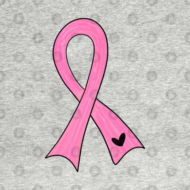 pink awareness ribbon by ithacaplus